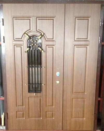 уличные двойные двери в дом-0679859931
