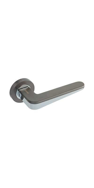 Ручка дверная Gavroche Palladium mbn/cp