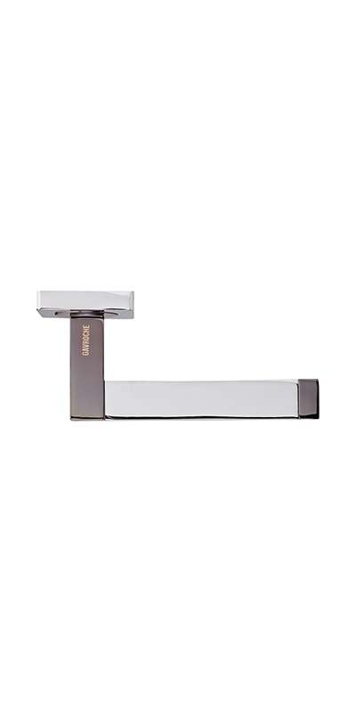 Ручка дверная Gavroche (Гаврош) Platinum черный никель-хром bn-cp
